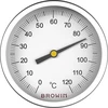 Термометр универсальный (0°C до +120°C) 5см - 2 ['термометр для коптильни', ' герметичный термометр', ' термометр для дистилляции']