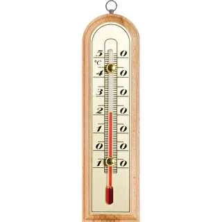 Комнатный термометр с золотистой шкалой (-10°C до  +50°C) 16см