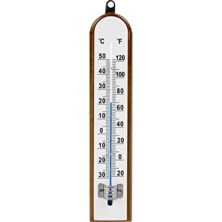 Комнатный термометр с белой шкалой (-30°C до +50°C) 20см