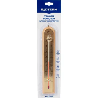 Комнатный термометр с золотистой шкалой (-10°C до +60°C) 28см микс – photo 4