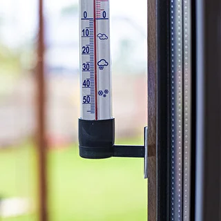 Термометр уличный приклеиваемый, антрацитовый (-70°C до +50°C) 23см – photo 3