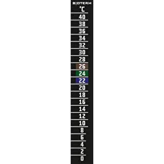 Жидкокристаллический термометр (0°C до +40°C) 15см