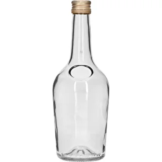 Бутылка GLORIA 0,5 л, с золотистой винтовой крышкой fi 28, 1 шт.