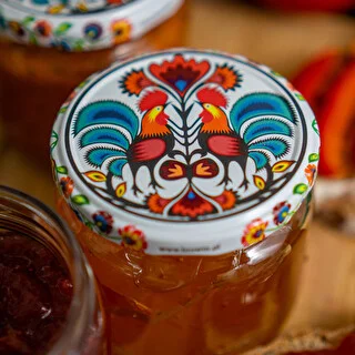 Завинчивающаяся крышка Ø 82 с разноцветным принтом в стиле folk, 10 шт. – photo 4