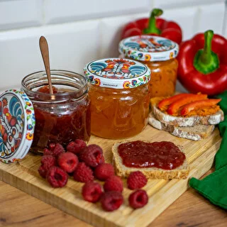 Завинчивающаяся крышка Ø 82 с разноцветным принтом в стиле folk, 10 шт. – photo 5