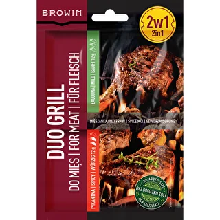 DUO GRILL - приправа для мяса на гриле 2 в 1, 2 × 12 г