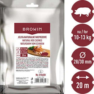 Кишки свиные натуральные, калибр 28/30 мм, 20 м – photo 3