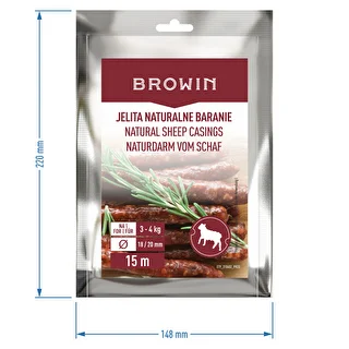 Кишки бараньи натуральные, калибр 18/20 мм, 15 м – photo 5