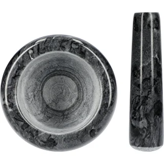Ступка кухонная мраморная, черная, диаметр 10,5 см – photo 5
