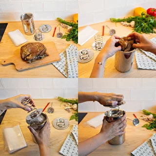 Многофункциональная кастрюля с корзиной и ветчинницей – photo 16