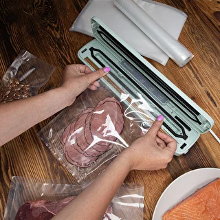 Вакуумный упаковщик - универсальный, фисташковый цвет – photo 13