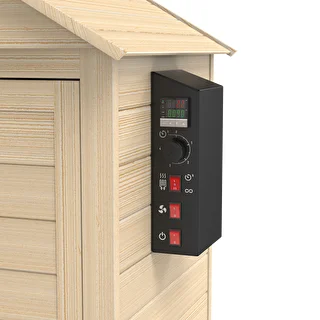 Коптильня 115 л dragON Wood 60E, деревянная, с электрическим нагревательным модулем и контроллером – photo 6