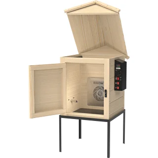 Коптильня 115 л dragON Wood 60E, деревянная, с электрическим нагревательным модулем и контроллером – photo 4