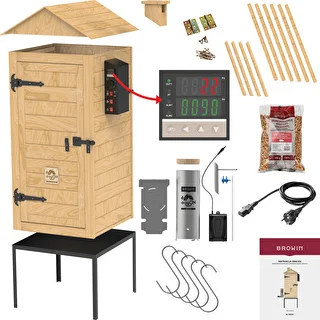 Коптильня 200 л dragON Larch E21 - из лиственницы, с электрическим нагревательным модулем и контроллером – photo 1