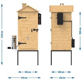 Коптильня 200 л dragON Larch E21 - из лиственницы, с электрическим нагревательным модулем и контроллером – photo 14