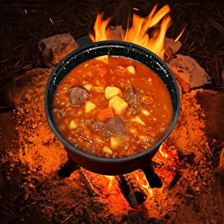 Чугунный эмалированный котелок, 10 л – photo 7