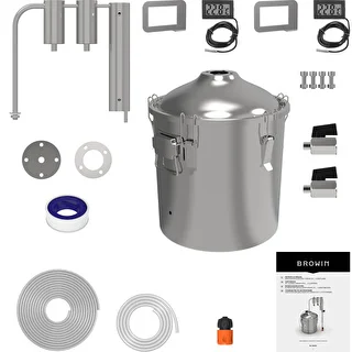 Дистиллятор hawkSTILL 1.0 CONVEX 30 л- 2 сухопарника – photo 3