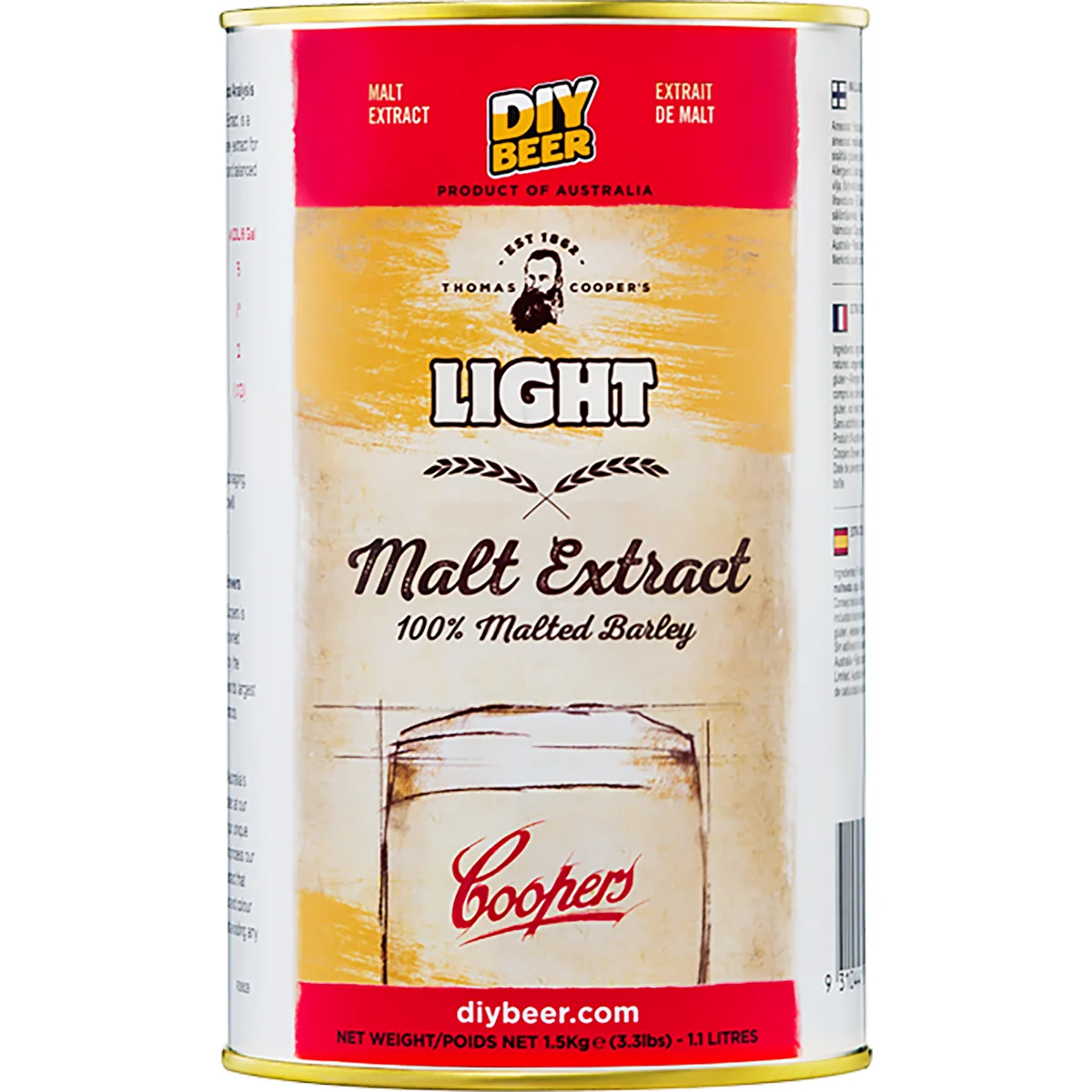 Экстракт светлого солода Light, 1,5 кг