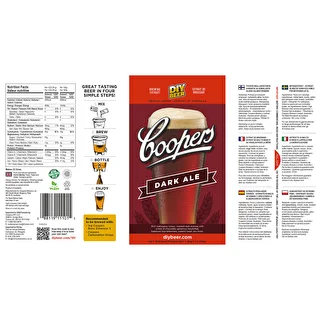 Концентрат для приготовления 23 л пива, 1,7 кг - DARK ALE COOPERS – photo 5