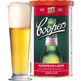 Концентрат для приготовления 23 л пива, 1,7 кг - EUROPEAN LAGER - COOPERS – photo 1