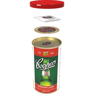 Концентрат для приготовления 23 л пива, 1,7 кг - EUROPEAN LAGER - COOPERS – photo 4