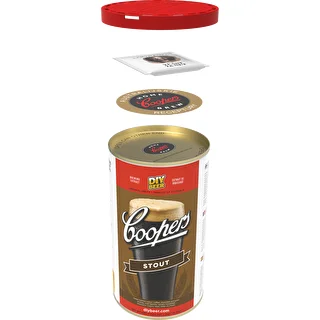 Концентрат для приготовления 23 л пива, 1,7 кг - STOUT - COOPERS – photo 4