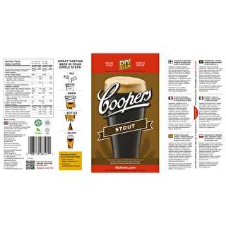 Концентрат для приготовления 23 л пива, 1,7 кг - STOUT - COOPERS – photo 5