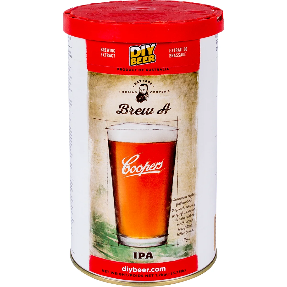 Концентрат для приготовления 23 л пива, 1,7 кг - Brew A IPA