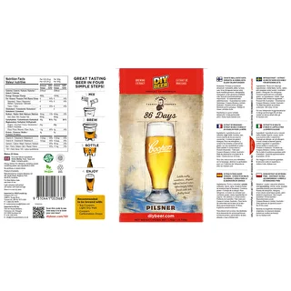 Концентрат для приготовления пива 86 Days Pilsner, 1,7 кг – photo 5