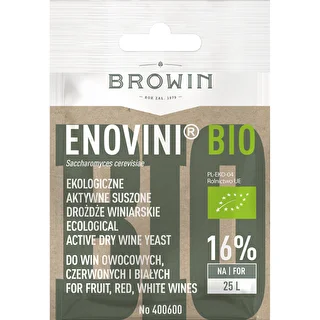 Enovini BIO - экологически чистые винные дрожжи, 7 г – photo 1