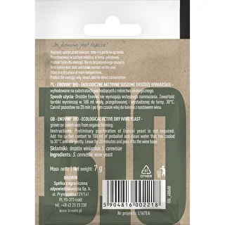 Enovini BIO - экологически чистые винные дрожжи, 7 г – photo 2
