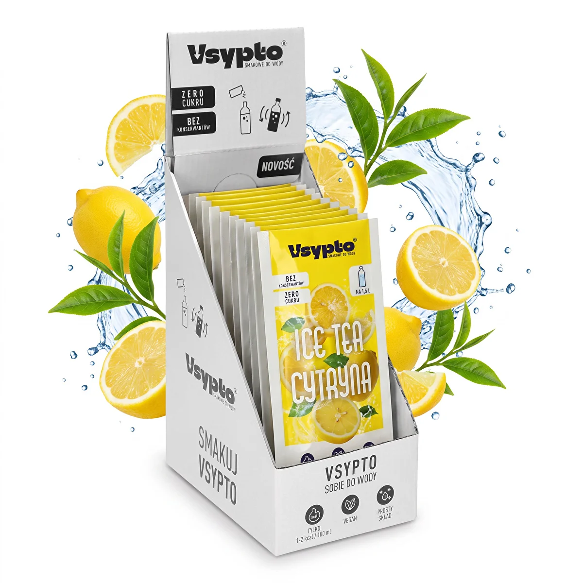 Vsypto Ice Tea Лимон — набор 15×9 г