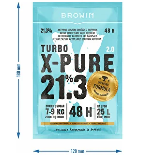 Дрожжи Turbo X-Pure 21,3% 48 ч, 25 л – photo 5