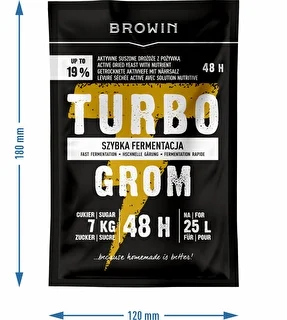 Спиртовые дрожжи Turbo Grom 48 ч – photo 4
