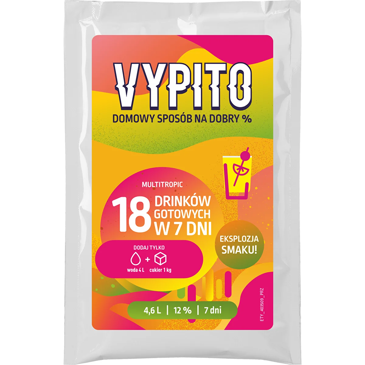 VYPITO 12%, саше на 18 коктейлей – Multitropic, 126 г