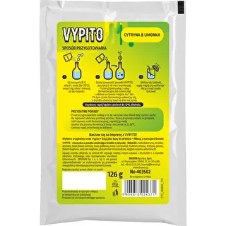 VYPITO 12%, пакет на 18 напитков - Лимон и лайм, 126 г – photo 2