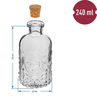 Набор бутылочек с пробками, 240 мл - 4 шт. – photo 5