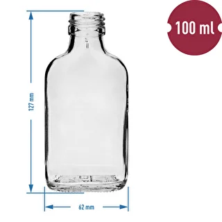 Бутылка-фляга дла наливок 100 мл 10 шт. – photo 4