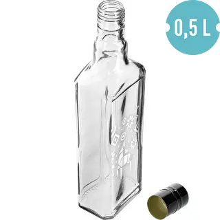 Бутылка Tynktura, 500 мл с крышкой — Рождественский олень – photo 4