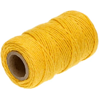 Хлопковый шпагат, желтый, 100 г – photo 2