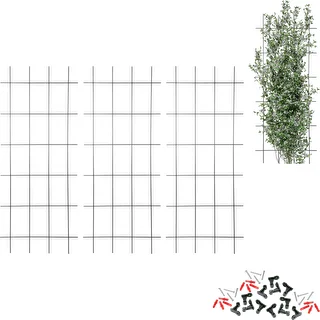 Опора для растений - садовая решётка 150 x 60 см 3 штуки