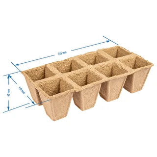 Бумажный горшок 6 x 6 x 6, набор из 5 шт. – photo 4