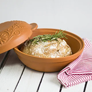 Римская кастрюля 4 л, круглая, коричневая – photo 9