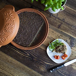 Римская кастрюля 4 л, круглая, коричневая – photo 11