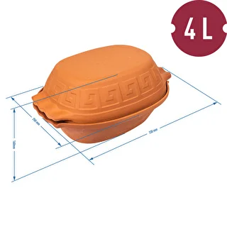 Римский горшок, 4 л – photo 4