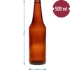 Бутылка для пива 0,5 л - термоусадочная пленочная упаковка 8 шт. - 4 ['пивные бутылки', ' бутылки под крышки', ' бутылки для сидра', ' пивные бутылки', ' бутылки 0', '5 л', ' бутылки 500 мл']