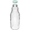 Бутылка для сока 1 л с завинчивающейся крышкой twist off - Ø 43 - 5 ['бутылка для сока', ' стеклянная бутылка', ' винная бутылка', ' бутылка 1 л', ' бутылки для сока', ' 6x стеклянная бутылка для сока', ' сок', ' бутылка для сметаны', ' бутылки с завинчивающимися крышками', ' бутылка с завинчивающейся крышкой', ' крышки «щелчок»', ' цветные завинчивающиеся крышки', ' клетчатые завинчивающиеся крышки', ' бутылка для лимонада', ' молочных коктейлей', ' смузи']