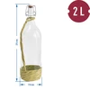 Бутылка "Grosso" 2 л, в оплетке, с бугельной пробкой - 2 ['бутылка с герметичной пробкой', ' бутылка для масла', ' для масла', ' для сока', ' для воды']