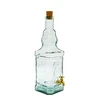 "Бутылка стеклянная ""Wieża"" 3,4 л, с краном"  - 1 ['бутылка для алкоголя', ' декоративные бутылки для алкоголя', ' стеклянная бутылка для алкоголя', ' бутылки для самогона на свадьбу', ' бутылка для настойки']