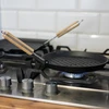 Чугунная круглая сковорода с деревянной ручкой Ø 24 см - 4 ['чугунная сковорода индукционная', ' чугунные кастрюли', ' сковорода с деревянной ручкой', ' чугунные кастрюли']